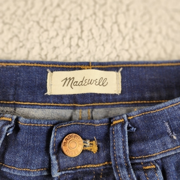 Madewell 9 inch Mid-Rise Skinny Dark Wash Jeans Size 24 NWOT - Picture 12 of 12